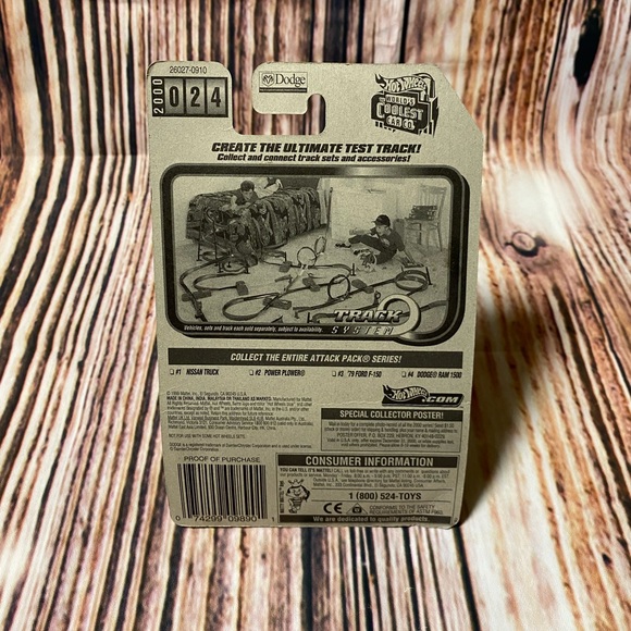 Hot Wheels 1999 Attack Pack Series #4 of 4 Cars. Dodge Ram 1500. - Picture 8 of 13